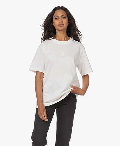 By Malene Birger Fayeh Organic Cotton T-shirt - Soft White