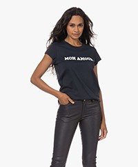 Zadig & Voltaire Woop Mon Amour Print T-shirt - Marine