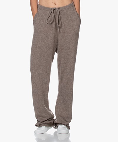 extreme cashmere N°142 Run Cashmere Blend Pants - Tree
