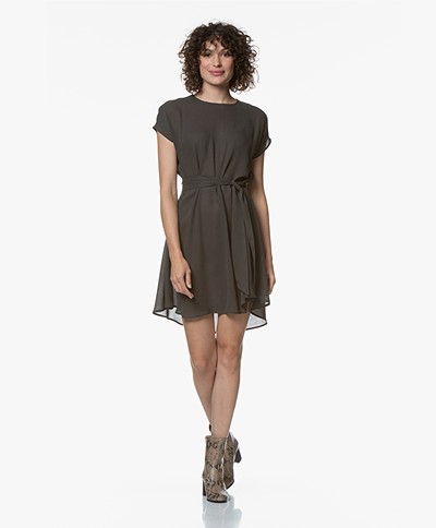 American Vintage Azulay A-line Dress - Carbon
