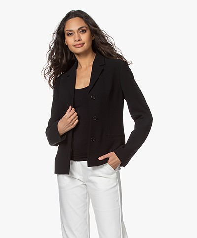tailored black blazer