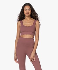 Norba Wave Sports Bra Top - Rosewood