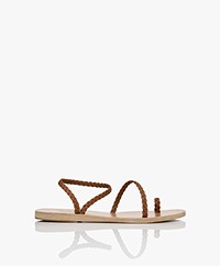 Ancient Greek Sandals Eleftheria Braided Sandals - Tan