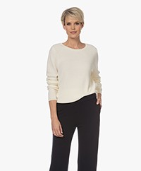 Sibin/Linnebjerg Piper Merino Wollen Trui - Off-white