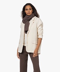 Repeat Organic Cashmere Scarf - Wood