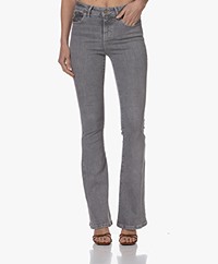 Lois Jeans Raval Mid High Flare Jeans - Grey Stone 