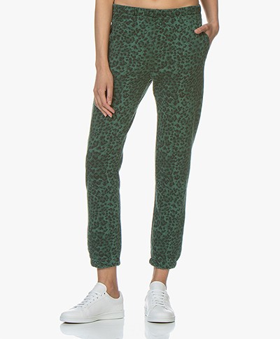Ragdoll LA Vintage Luipaard Sweatpants - Groen