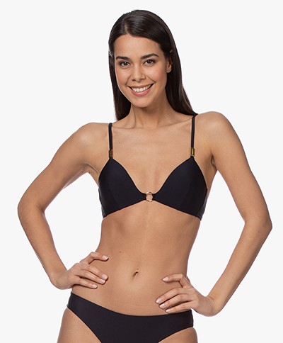 Calvin Klein Fixed Triangel Bikinitop - Zwart