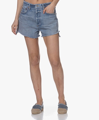 Citizens of Humanity Marlow Distressed Denim Shorts - Candid