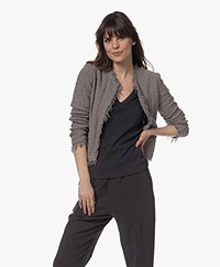 IRO Shavani Boucle Jacket - Pearl Grey