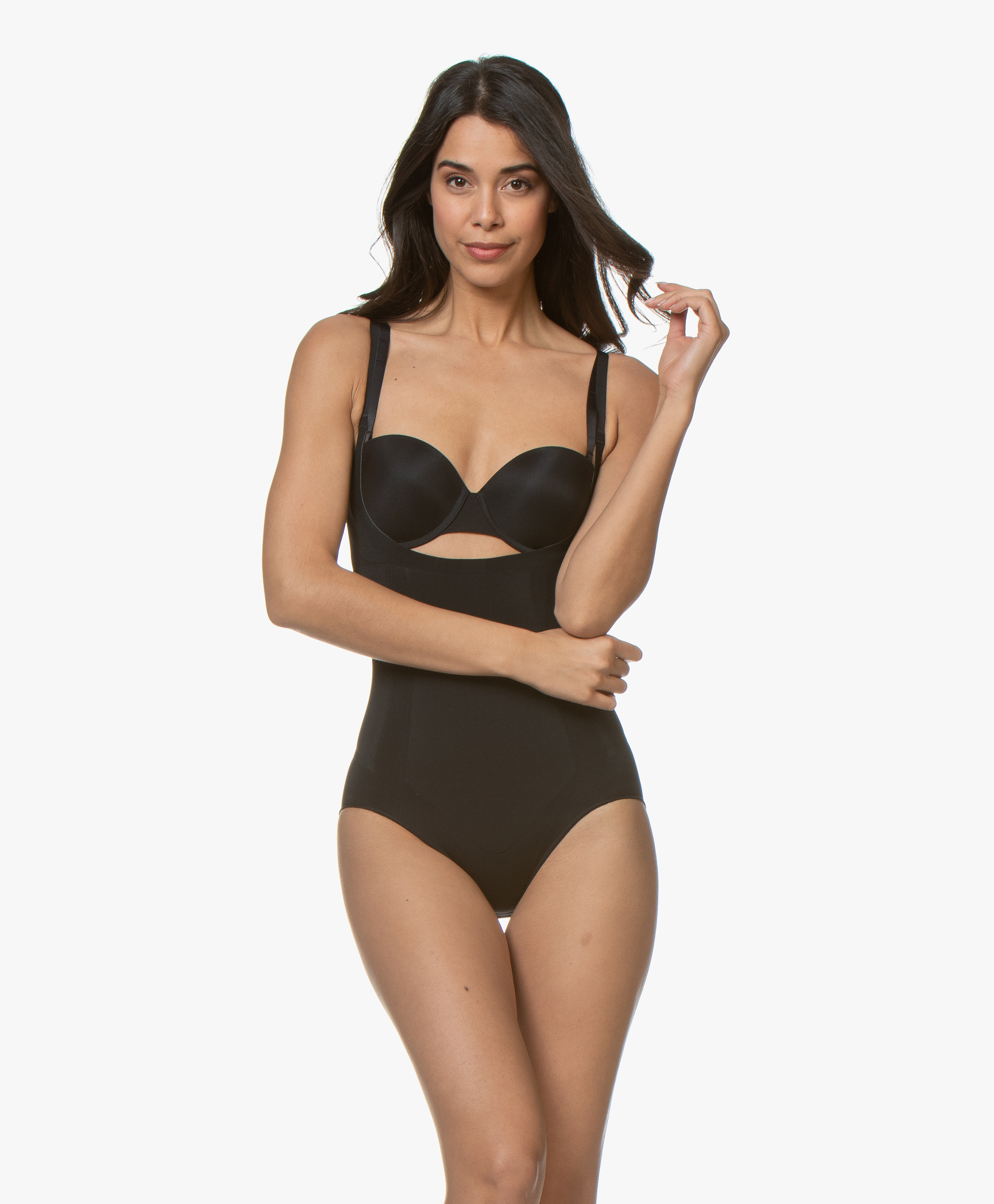 Spanx® Oncore Open Bust Bodysuit Zwart 10129r 9999 Very