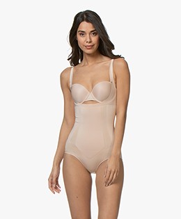 SPANX® OnCore Open-Bust Bodysuit - Soft Nude