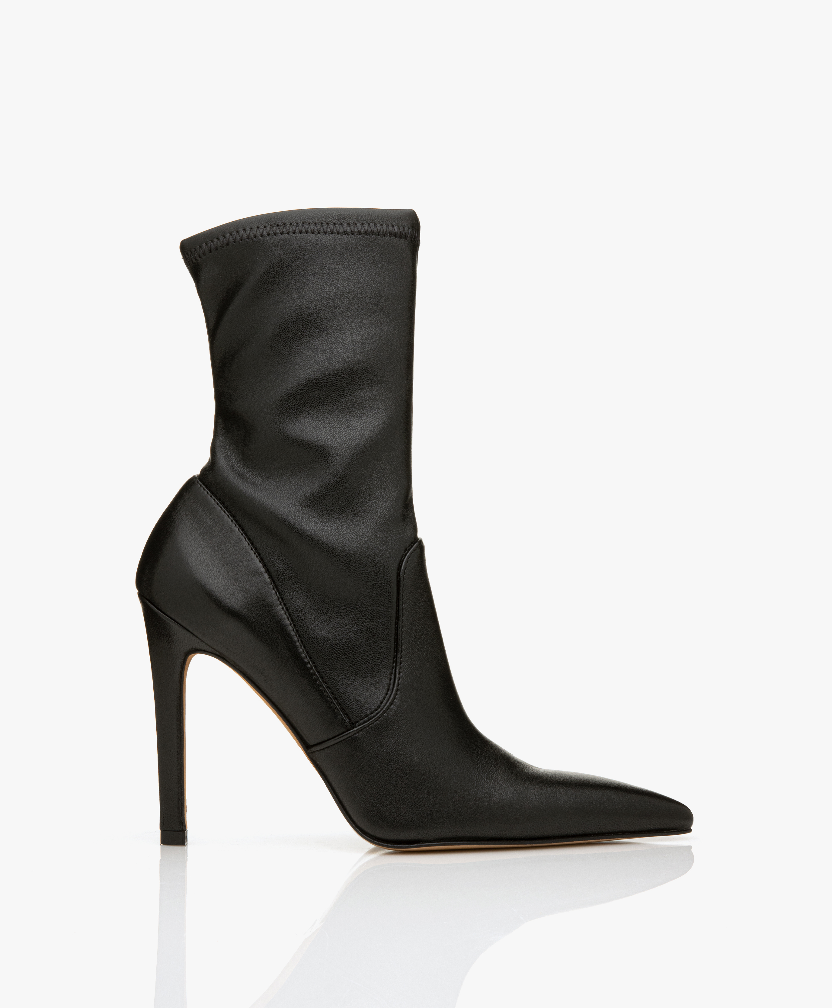 IRO Asper Lamb Leather Ankle Boots with Stiletto Heel - Black -  22wwp38asper bla01
