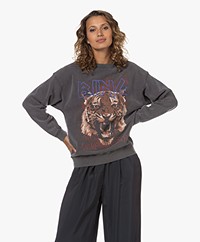ANINE BING Tiger Sweatshirt - Gewassen Zwart
