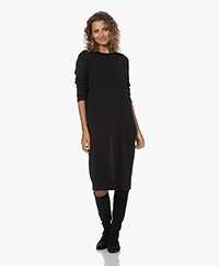 Sibin/Linnebjerg Polly Merino Wool Dress - Black