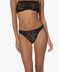 Wolford Lace Thong - Black