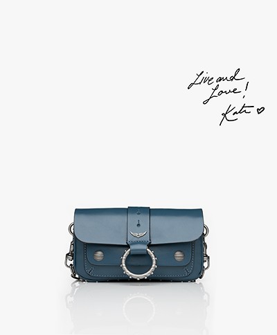Zadig & Voltaire Kate Wallet Cross-body Bag/Clutch - Blue