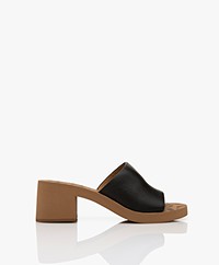 See by Chloé Essie Leather Mules - Black