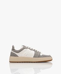 Closed Low-top Leren Sneakers - Grey Alabaster