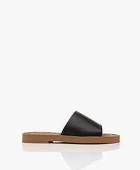 See by Chloé Essie Leather Slippers - Black