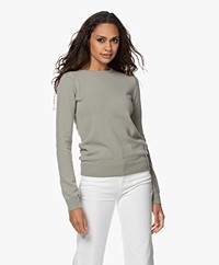 extreme cashmere N°41 Body Basic Cashmere Sweater - Bean