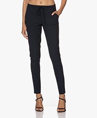 Woman By Earn Fae Tech Jersey Broek - Navy
