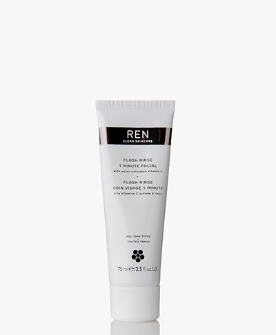 REN Clean Skincare Flash Rinse 1 Minute Facial