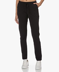 Neeve The Holly Organic Cotton Hooded Sweatpants - Black