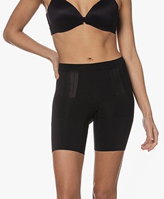 SPANX® OnCore Mid-Thigh Shorts - Black