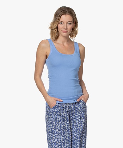 By Malene Birger Newdawn Tank Top - Pacific Blue