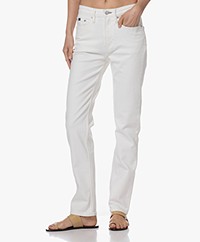 Denham Mizuki High-rise Slim Fit Jeans - White