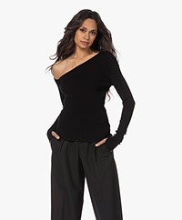 Filippa K Nicole Asymmetric Sweater - Black