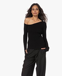 Filippa K Nicole Asymmetric Sweater - Black