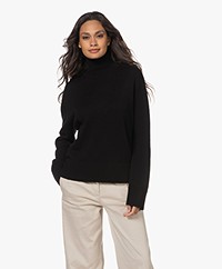 Drykorn Perima Fine Knitted Turtleneck Sweater - Black