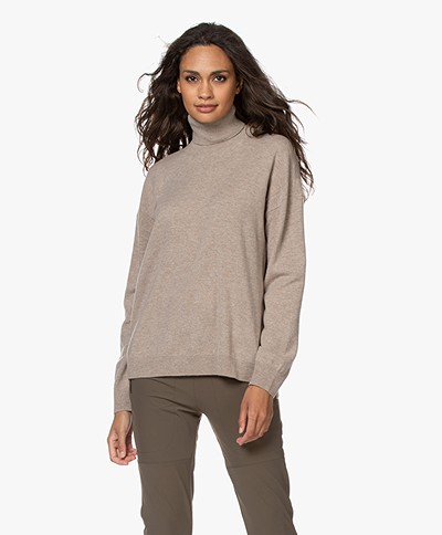 Closed Wool and Cashmere Turtleneck Sweater - Honey