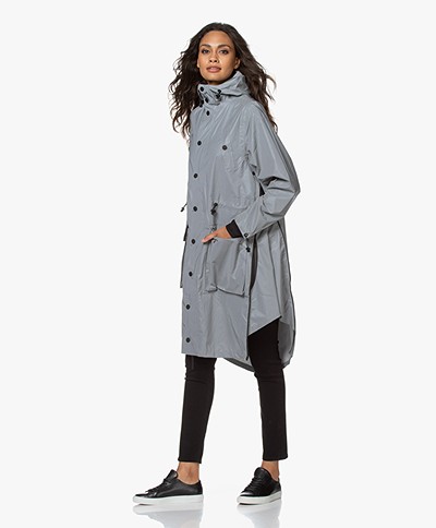 Maium Rainwear 2-in-1 Parka Lightweight Raincoat - Reflective Grey