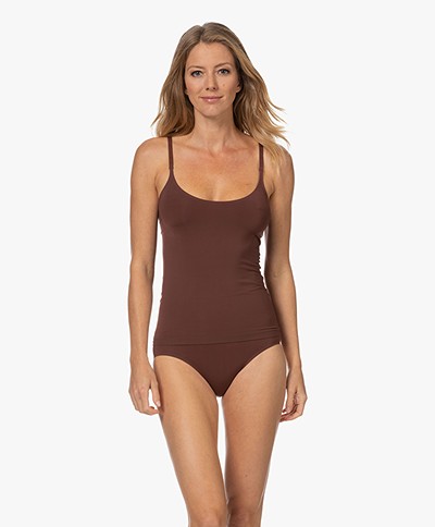 Wolford Seamless Cropped Camisole - Bark