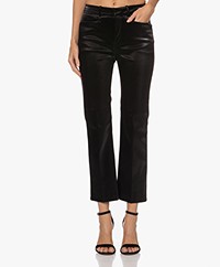 Drykorn Basket Vegan Leren Broek - Zwart