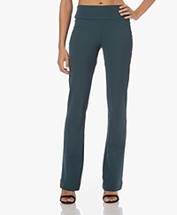 JapanTKY Zaya Flared Travel Jersey Broek - Deep Teal
