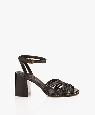 See by Chloé Katie Braided Heeled Sandals - Black