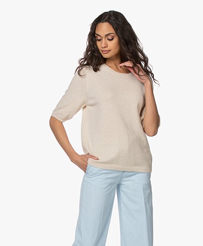 Sibin/Linnebjerg Bella Merino Blend Sweater with Half-length Sleeves - Kit