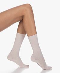 FALKE Cosy Wool-cashmere Blend Socks - Light Pink