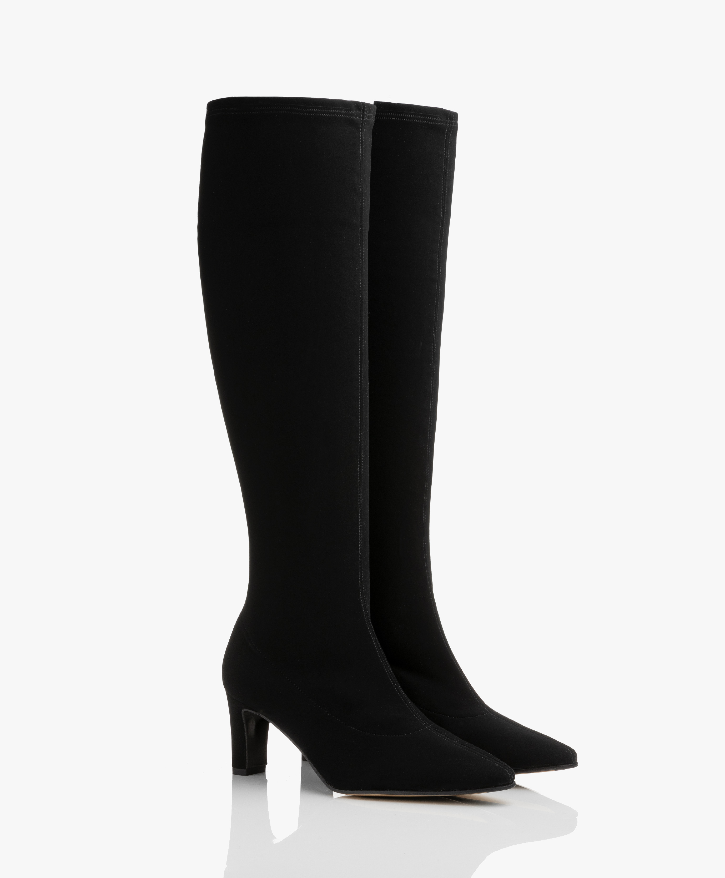 Panara Knee-high Boots - Black - v2276 nalas nero