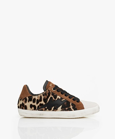 Zadig & Voltaire Used Hairy Leopard Sneakers - Multi-color