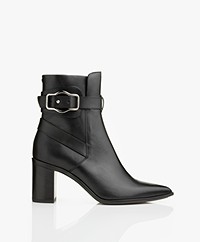 Rag & Bone Brynn Jodhpur Leren Enkellaarzen - Zwart