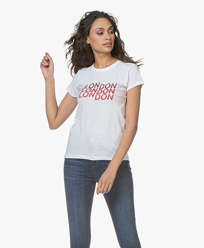 Rag & Bone New York Print T-shirt - White