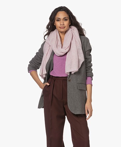 Repeat Oversized Organic Cashmere Scarf - Candy