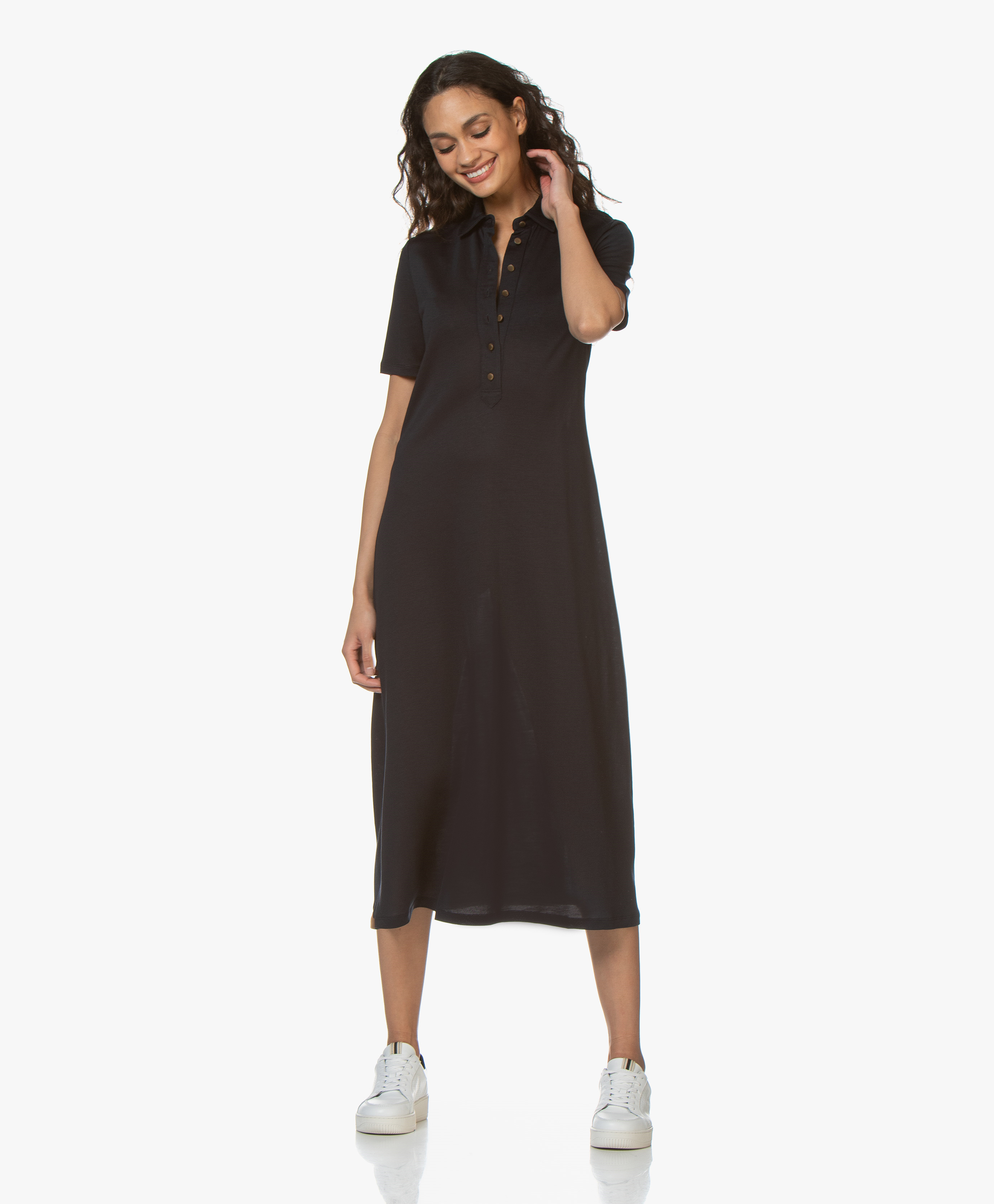 midi polo dress