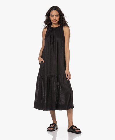 Vanessa Bruno Roema Sleeveless Linen Dress - Black