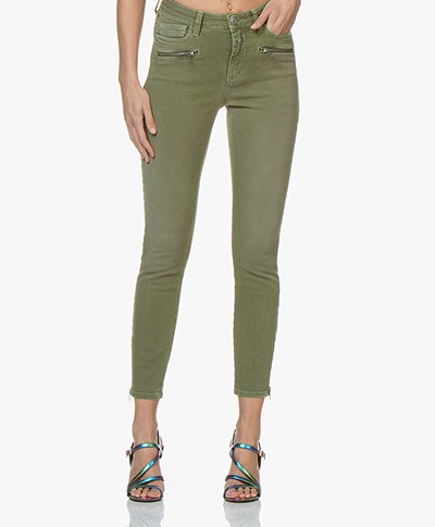 Closed Aimie Garment Dyed Skinny Jeans - Jungle